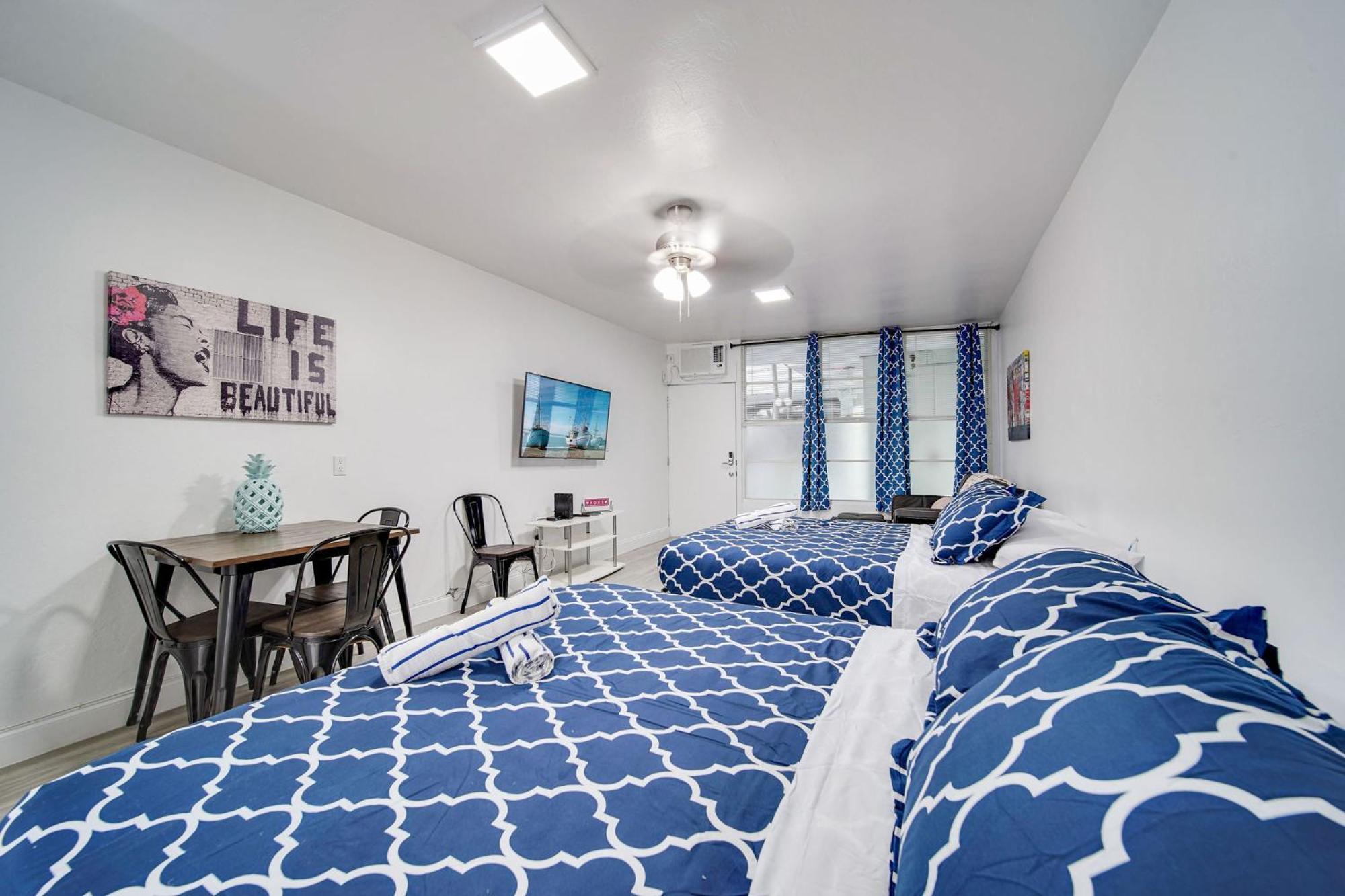 Deco Beachside Apt, W/2 Queen Beds, Washer/Dryer Майами-Бич Экстерьер фото